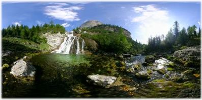 la cascata di fanes